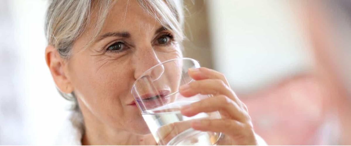 Women drinking water